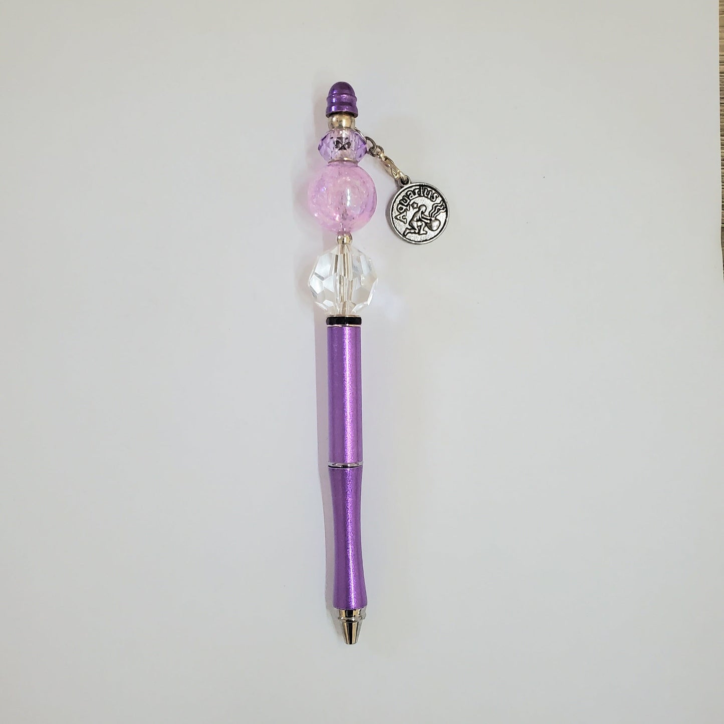 Zodiac Birthstone Beaded Pen