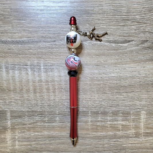 Buck Yeah Beaded Pen