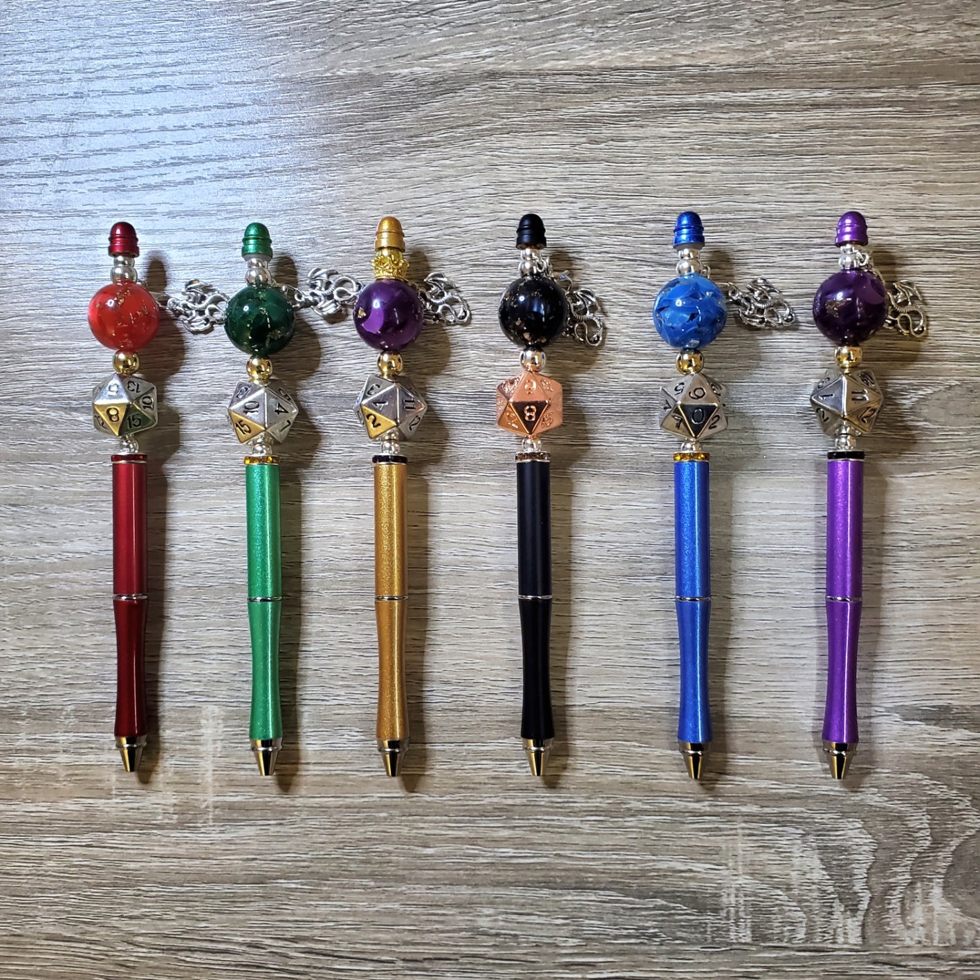 D20 Beaded Pen