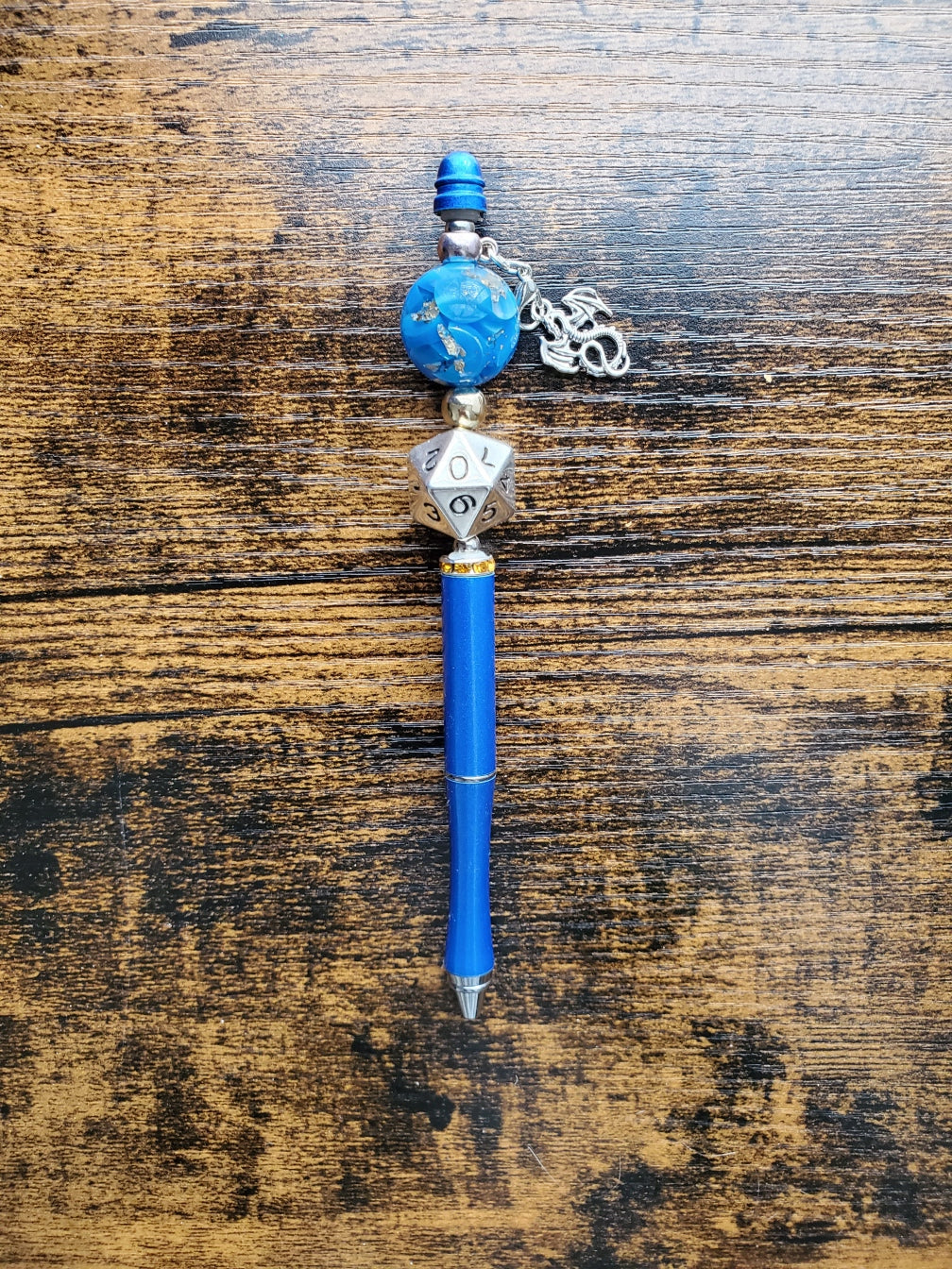 D20 Beaded Pen