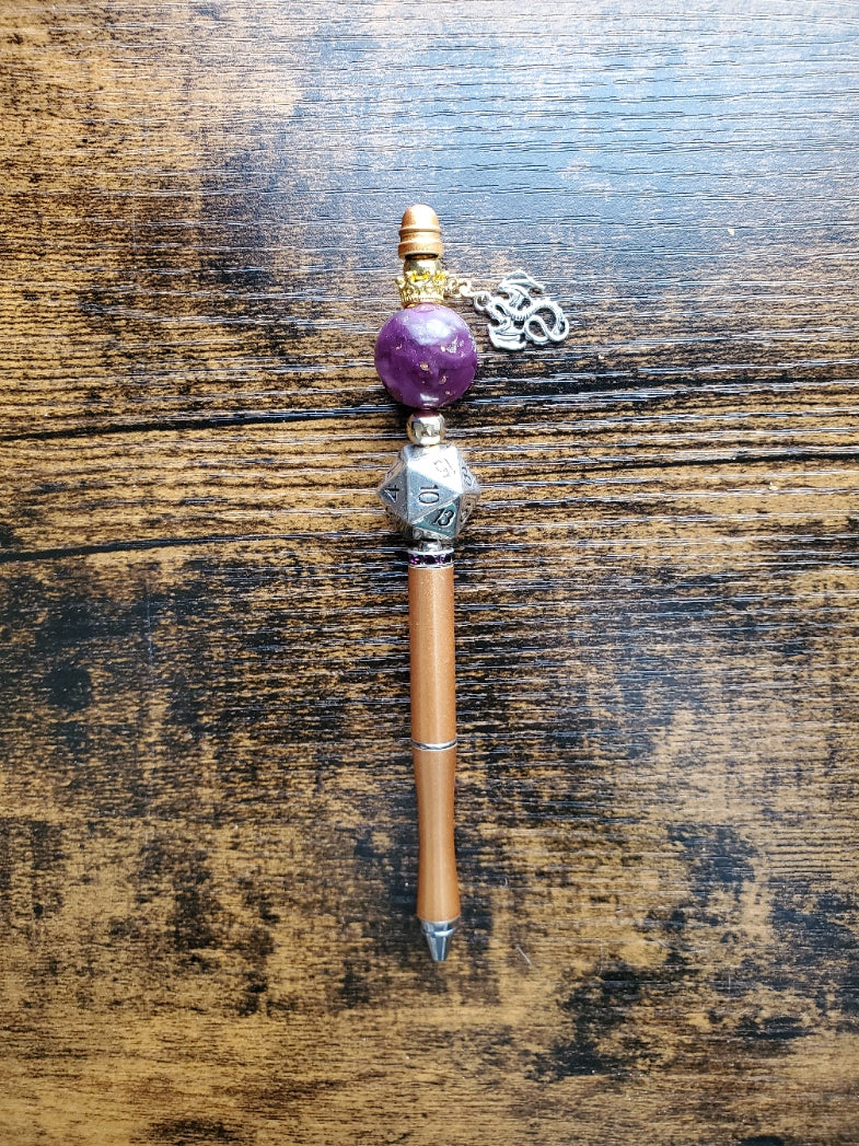 D20 Beaded Pen